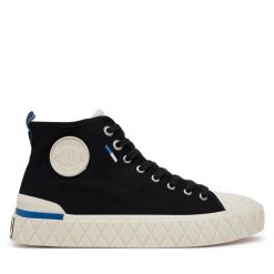 Trampki Palladium. Czarne trampki Palladium, m, bez wzorów, bez zapięcia. Za 289.99 zł.