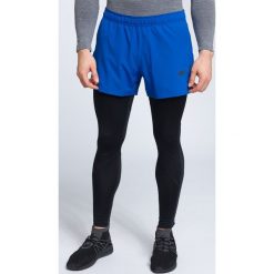 Spodenki treningowe męskie SKMF005 - turkus. Krótkie spodenki sportowe marki 4F. W wyprzedaży za 79.99 zł.