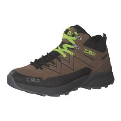 Buty trekkingowe CMP Kaleepso WP Mid. Brązowe buty turystyczne CMP, bez wzorów, z materiału, bez zapięcia, trekkingowe. Za 430.10 zł.