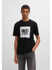 Hugo Boss Fashion Koszulka w kolorze czarnym rozmiar: M. Czarne bezrękawniki Hugo Boss Fashion, m, bez wzorów, z bawełny, bez kołnierzyka, bez ramiączek. Za 138.45 zł.