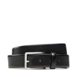 Pasek BOSS. Czarne paski Boss, bez wzorów. Za 229.99 zł.