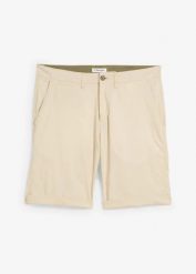 Bermudy chino, regular fit. Brązowe eleganckie spodnie bonprix, m. Za 69.99 zł.