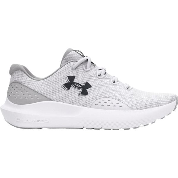 Buty do biegania męskie Under Armour Charged Surge 4halo. Białe buty do biegania Under Armour, bez wzorów, bez zapięcia, do biegania. Za 189.99 zł.
