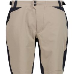 Spodenki na rower CMP Kovari Bermuda. Brązowe spodenki rowerowe CMP, l, bez wzorów, z materiału, rowerowe. Za 472.99 zł.