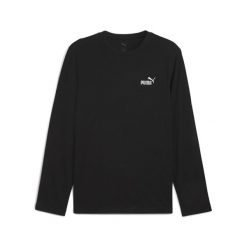 Męska koszulka Essentials z logo No. 1 i długim rękawem PUMA. Czarne bluzki z długim rękawem Puma, l, bez wzorów, bez kołnierzyka, bez ramiączek. Za 129.00 zł.