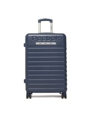 Reebok Walizka średnia CWBEO-RBK-MS-003-M Granatowy. Niebieskie walizki Reebok, bez wzorów, z tworzywa sztucznego, średnie. Za 319.99 zł.