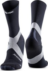 Skarpety rowerowe X-Socks Bike Expert Crew - black/charcoal. Czarne skarpety X-Socks, bez wzorów, z materiału. Za 131.99 zł.