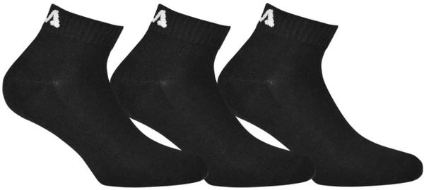 Czarne skarpetki Fila Regular Fit, 3 pary 35-38. Czarne skarpetki sportowe 661, bez wzorów, z bawełny. Za 111.99 zł.