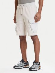 Parajumpers Szorty sportowe Boyce 26SMPMPAFP05 Beżowy Regular Fit. Brązowe krótkie spodenki sportowe Parajumpers, m, bez wzorów, z bawełny. Za 879.99 zł.