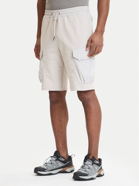 Parajumpers Szorty sportowe Boyce 26SMPMPAFP05 Beżowy Regular Fit. Brązowe krótkie spodenki sportowe Parajumpers, m, bez wzorów, z bawełny. Za 879.99 zł.