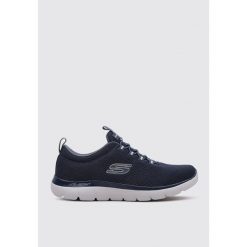 Buty Mężczyzna Skechers Summits granatowy. Niebieskie buty sportowe casual Skechers, bez wzorów, bez zapięcia. Za 297.34 zł.