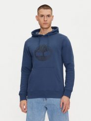 Timberland Bluza TB0A2BJH Granatowy Regular Fit. Niebieskie bluzy Timberland, m, bez wzorów, z bawełny, bez kaptura. Za 259.99 zł.