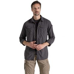 Męska Koszula Z Długim Rękawem Adventure III Nosilife. Brązowe koszule Craghoppers, l, bez wzorów, z materiału, bez kołnierzyka, bez ramiączek. Za 457.99 zł.