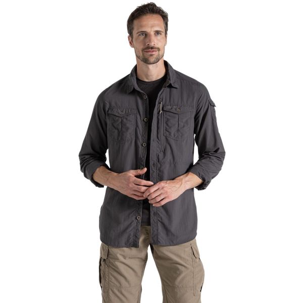 Męska Koszula Z Długim Rękawem Adventure III Nosilife. Brązowe koszule Craghoppers, l, bez wzorów, z materiału, bez kołnierzyka, bez ramiączek. Za 457.99 zł.