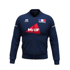 Kurtka treningowa France Markus 3.0 Maif 2024/25. Niebieskie kurtki ERREA, m, bez wzorów, z materiału, bez kaptura. Za 296.00 zł.