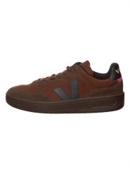 Veja Skórzane sneakersy "V 90" w kolorze jasnobrązowo-brązowym rozmiar: 43. Brązowe buty sportowe casual Veja, bez wzorów, ze skóry, bez zapięcia. Za 537.95 zł.