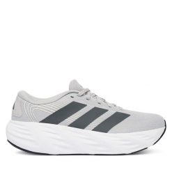 Buty do biegania adidas. Szare buty do biegania Adidas, bez wzorów, bez zapięcia, do biegania. Za 239.99 zł.