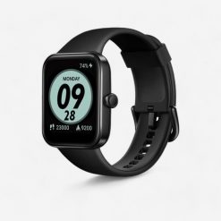 Zegarek smartwatch multisportowy cardio Decathlon CW500 M. Czarne, analogowe zegarki Decathlon, plastikowe. Za 179.99 zł.