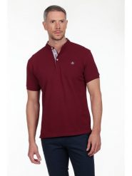 The Time of Bocha Koszulka polo w kolorze bordowym rozmiar: S. Czerwone koszulki polo The Time of Bocha, s, bez wzorów, z bawełny, bez kołnierzyka, bez ramiączek. Za 104.99 zł.