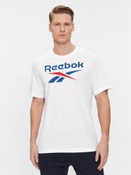 Reebok T-Shirt IM1619 Biały. Białe t-shirty sportowe Reebok, bez wzorów, z bawełny, bez ramiączek, na fitness i siłownię. Za 139.99 zł.