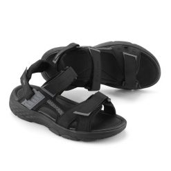 Sandały turystyczne męskie regulowane Alpine Pro Edare. Czarne sandały Alpine Pro, bez zapięcia. Za 299.00 zł.