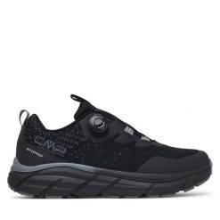 Trekkingi CMP. Czarne buty trekkingowe CMP, bez wzorów, bez zapięcia. Za 479.99 zł.
