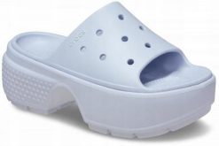 Klapki Dla Dorosłych Crocs Stomp Slide. Niebieskie klapki Crocs, z materiału. Za 202.99 zł.