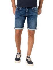 Timezone Szorty dżinsowe - Slim fit - w kolorze granatowym rozmiar: W31. Niebieskie szorty Timezone, z aplikacjami, z jeansu, klasyczne. Za 127.35 zł.