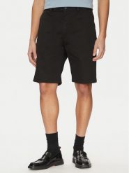 HUGO Szorty materiałowe Darik241 50505857 Czarny Regular Fit. Czarne szorty Hugo, m, bez wzorów, z bawełny. Za 249.99 zł.