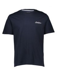 Jack & Jones Koszulka "Beau" w kolorze granatowym rozmiar: L. Niebieskie bezrękawniki Jack & Jones, l, bez wzorów, z bawełny, bez kołnierzyka, bez ramiączek. Za 39.99 zł.