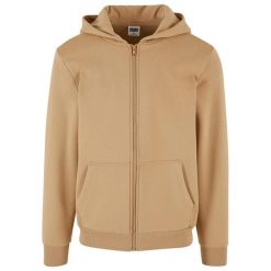 Bluza Męska Cozy Full Zip. Brązowe bluzy Urban Classics, m, bez wzorów, bez kaptura. Za 221.99 zł.