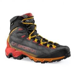 Buty trekkingowe męskie La Sportiva Aequilibrium Hike Gtx. Czarne buty trekkingowe La Sportiva, bez wzorów, z gore-texu, za kostkę, bez zapięcia, wspinaczkowe, gore-tex. Za 1,264.00 zł.