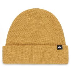 Czapka Quiksilver. Żółte czapki zimowe Quiksilver, bez wzorów. Za 69.99 zł.