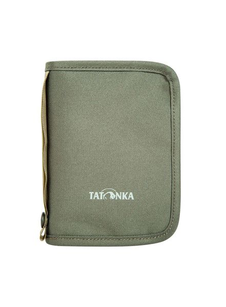 Portfel Tatonka Travel Zip M RFID B - olive. Zielone portfele Tatonka, bez wzorów, z materiału. Za 94.59 zł.