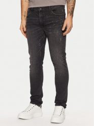 KARL LAGERFELD Jeansy 265801 551832 Czarny Slim Fit. Czarne jeansy KARL LAGERFELD, m. Za 489.99 zł.