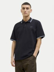 Jack&Jones Polo Pacer 12273303 Czarny Regular Fit. Czarne koszulki polo Jack&Jones, l, bez wzorów, z bawełny, bez kołnierzyka, bez ramiączek. Za 69.99 zł.