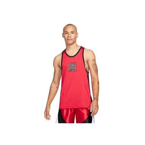 Koszulka treningowa męska Nike Dri-fit Starting Five. Czerwone bezrękawniki Nike, m, bez wzorów, z poliesteru, bez kołnierzyka, bez ramiączek. Za 159.00 zł.