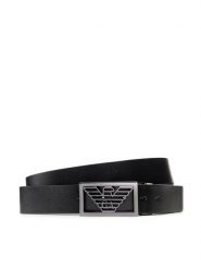 Emporio Armani Pasek Męski Y4S507 Y134J 88244 Czarny. Czarne paski Emporio Armani, bez wzorów, ze skóry. Za 409.99 zł.