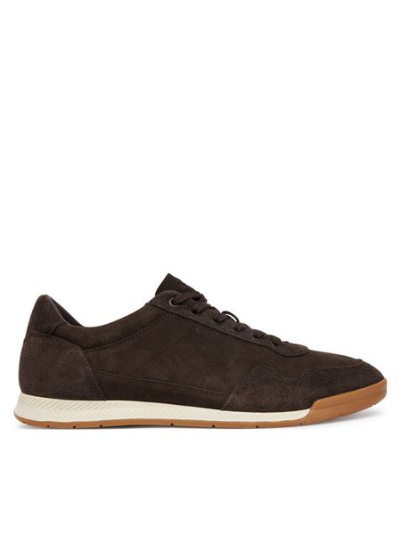 BOSS Sneakersy Nitan 50563598 Brązowy. Brązowe buty sportowe casual Boss, bez wzorów, ze skóry, bez zapięcia. Za 485.99 zł.