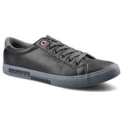 Czarne Trampki Cross Jeans Męskie Sznurowane Buty. Czarne trampki Cross Jeans, m, z aplikacjami, bez zapięcia. Za 99.00 zł.