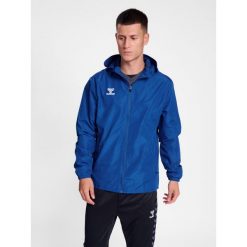 Niezbędna bluza dresowa Hummel Aw. Niebieskie bluzy bez kaptura Hummel, bez wzorów, z dresówki, bez kaptura. Za 193.50 zł.
