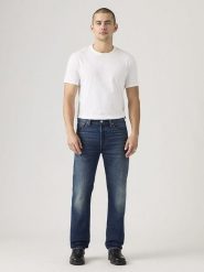 Levi's Dżinsy "501" - Straight fit - w kolorze granatowym rozmiar: W31/L34. Niebieskie jeansy Levi's®, l. Za 324.41 zł.
