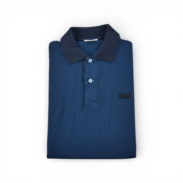 Second life - Krótki rękaw męskie polo granatowe - Jak nowy. Niebieskie koszulki polo RALPH LAUREN, m, bez wzorów, bez kołnierzyka, bez ramiączek, tenisowe. Za 114.17 zł.