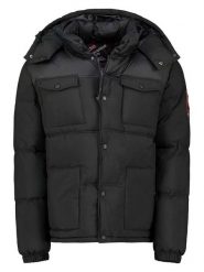 Geographical Norway Kurtka pikowana "Bareda" w kolorze czarnym rozmiar: 3XL. Czarne kurtki Geographical Norway, xl, bez wzorów, bez kaptura. Za 206.42 zł.