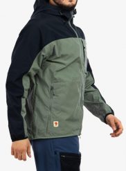 Kurtka outdoor męska Fjallraven High Coast Wind Jacket. Czarne kurtki Fjällräven, m, bez wzorów, z bawełny, bez kaptura. Za 768.89 zł.