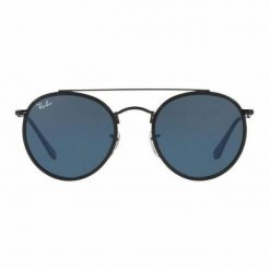 Okulary przeciwsłoneczne Męskie RAY-BAN Rayban N Czarny. Czarne okulary przeciwsłoneczne Ray-Ban, okrągłe. Za 875.95 zł.