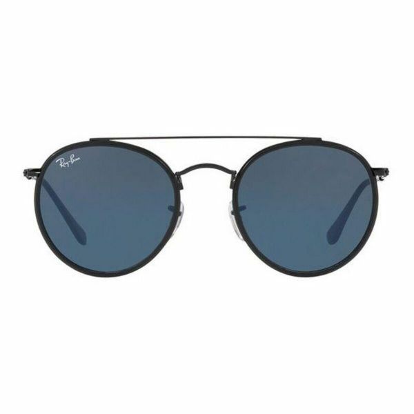 Okulary przeciwsłoneczne Męskie RAY-BAN Rayban N Czarny. Czarne okulary przeciwsłoneczne Ray-Ban, okrągłe. Za 875.95 zł.