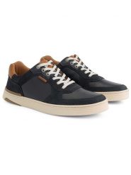 TRAVELIN' Skórzane sneakersy "Burnham" w kolorze granatowym rozmiar: 42. Niebieskie buty sportowe casual Travelin', bez wzorów, bez zapięcia. Za 368.96 zł.