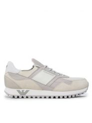 Emporio Armani Sneakersy X4X616 XN632 S730 Szary. Szare buty sportowe casual Emporio Armani, bez wzorów, ze skóry, bez zapięcia. Za 1,029.00 zł.
