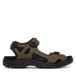 Sandały ECCO. Brązowe sandały ecco, bez zapięcia. Za 369.99 zł.